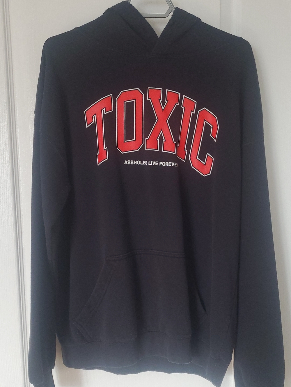 Assholes Live Forever Toxic Hoodie Sweatshirt Large